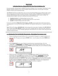 RESNET One Point Test - The Energy Conservatory