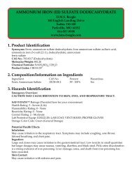 AMMONIUM IRON (III) SULFATE DODECAHYDRATE ... - HMS Beagle