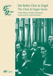 Chor & Orgel 2011 - Carus-Verlag