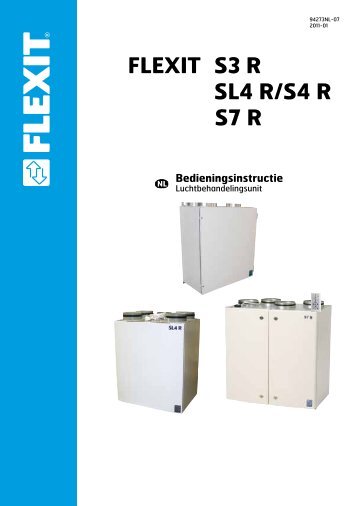 Bedieningsinstructie Flexit S3 R Sl4 R/S4 R S7 R