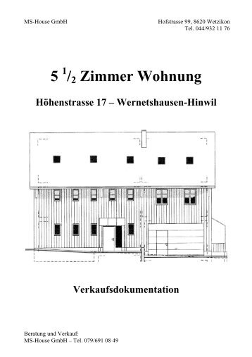 5 /2 Zimmer Wohnung - ms house gmbh