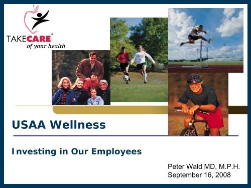 Wald, Peter. USAA Wellness