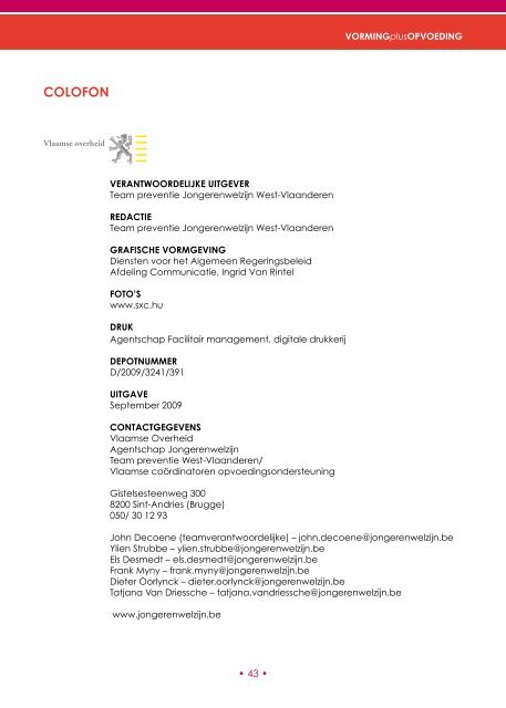 VORMING plus OPVOEDING Infobrochure ... - Expoo