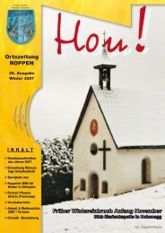 Gemeindezeitung HOU 26/2007 - Roppen