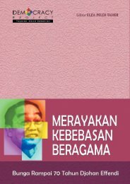 Merayakan Kebebasan Beragama - Democracy Project