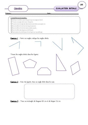 Eval diagnostique CM1 - classeurdecole