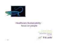 Corinne Campney - Telus - LifeSciences BC