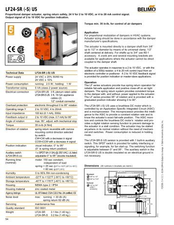 BELIMO-LF24SR - NCA Manufacturing