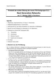 AuszÃ¼ge aus dem Sitzungsprotokoll - ITG FG 5.2.3