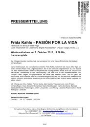 PRESSEMITTEILUNG Frida Kahlo