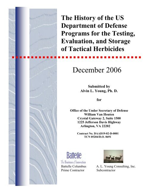 dod tactical herbicide sites - United States Department of Defense