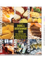 DINING & ENTERTAINMENT GUIDE - Watertown Daily Times