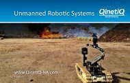 Unmanned Systems Catalog - QinetiQ North America