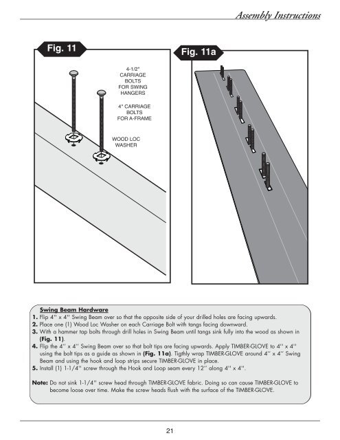 Assembly Instructions - Swing-N-Slide