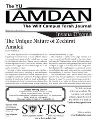 www.thelamdan.com - YU Torah Online