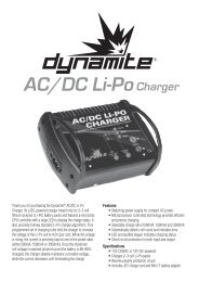 AC/DC LiPo Charger Instructions - Dynamite RC