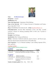 For detail click here... - Dr. Y.S. Parmar University of Horticulture ...
