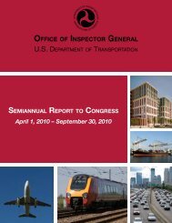 Program - Office of Inspector General - U.S. Department of ...