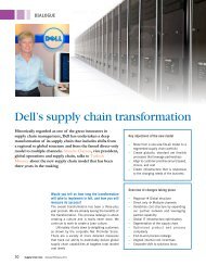 Dell's supply chain transformation - John Gattorna