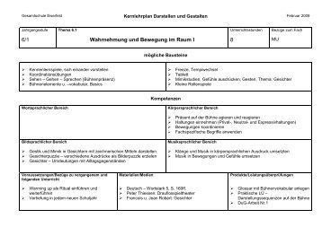 Lehrplan - Gesamtschule Eiserfeld