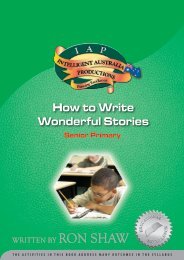 How to Write Wonderful Stories - Australian Teacher