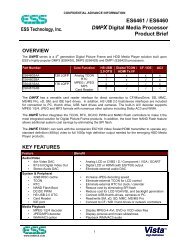 DMPX (ES6460/1) - ESS Technology, Inc.