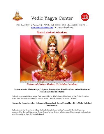 Vedic Yagya Center