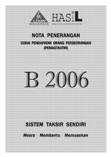 Nota Penerangan B 2006 - Lembaga Hasil Dalam Negeri