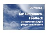 Das Lieferanten-Feedback - Tqu-group.com