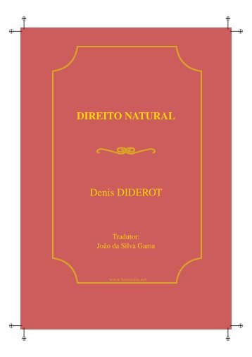 DIREITO NATURAL Denis DIDEROT - LusoSofia