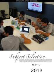 3. Year 10 Subject Selection Handbook - Parramatta Marist High
