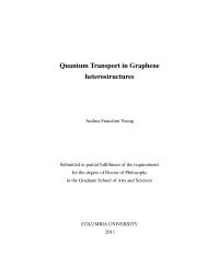 Quantum Transport in Graphene heterostructures - Kim Group Home ...