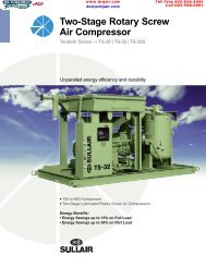 Two-Stage Rotary Screw Air Compressor - D.R. Guilbeault Air ...