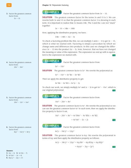 Polynomials: Factoring - XYZ Custom Plus