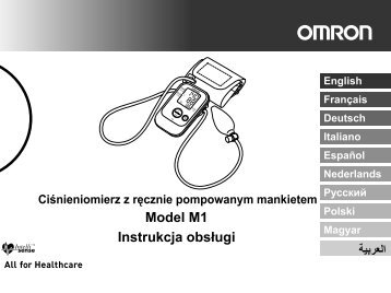 Model M1 Instrukcja obsÅugi - Omron Healthcare