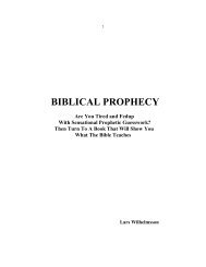 BIBLICAL PROPHECY - Vital Christianity
