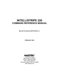 IntelliStripe 320 Command Reference Manual - MagTek