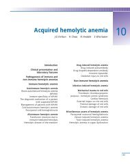 Acquired hemolytic anemia