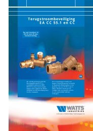 Terugstroombeveiliging EA CC 55.1 en CC - WATTS industries