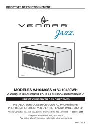 four Ã  micro-ondes - Venmar