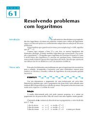 61. Resolvendo problemas com logaritmos - Passei.com.br