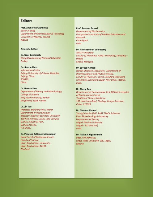 Download Complete Issue (4740kb) - Academic Journals