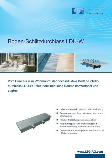 Boden-Luftdurchlass Typ LDU-W (PDF, 147KB) - LTG ...