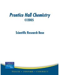 Prentice Hall Chemistry. Pearson