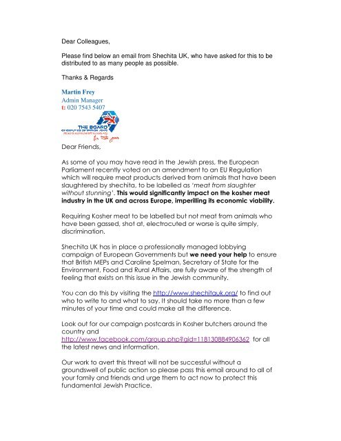 please find below email for your action