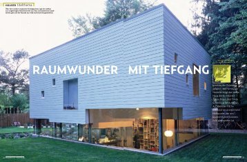 RAUMWUNDER MIT TIEFGANG - Kraus-schoenberg.com