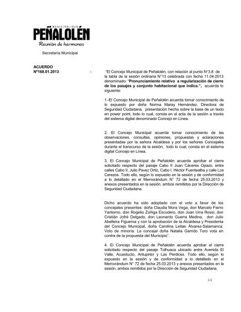 Acta 13 - Transparencia y Acceso a la InformaciÃ³n PÃºblica