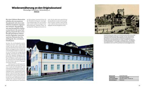 Jahresbericht 2010 pdf - Denkmalpflege - Kanton Basel-Stadt