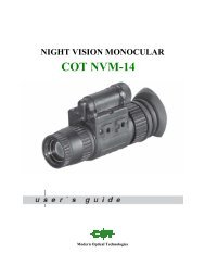 night vision monocular cot nvm-14