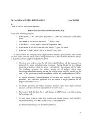 The Circular on Structure of ULIPs (No. IRDA/ACT/CIR ... - TaxGuru